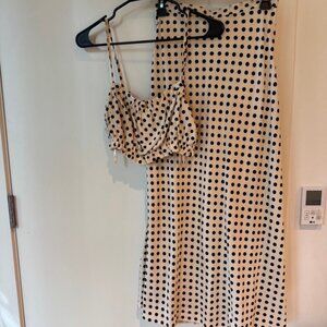 DISSH Spot Top Skirt Set